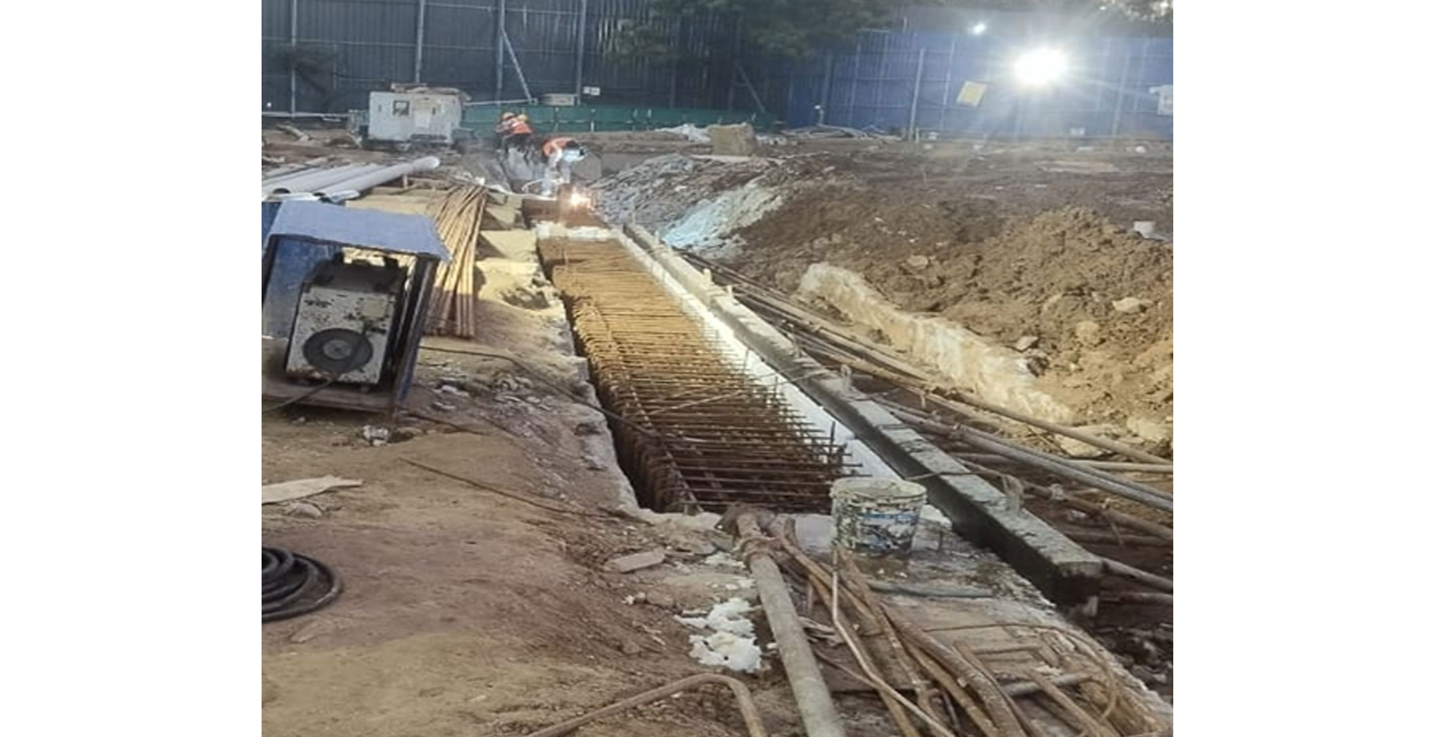 Brigade Icon Commercial : Capping Beam Work in progress - December 2024