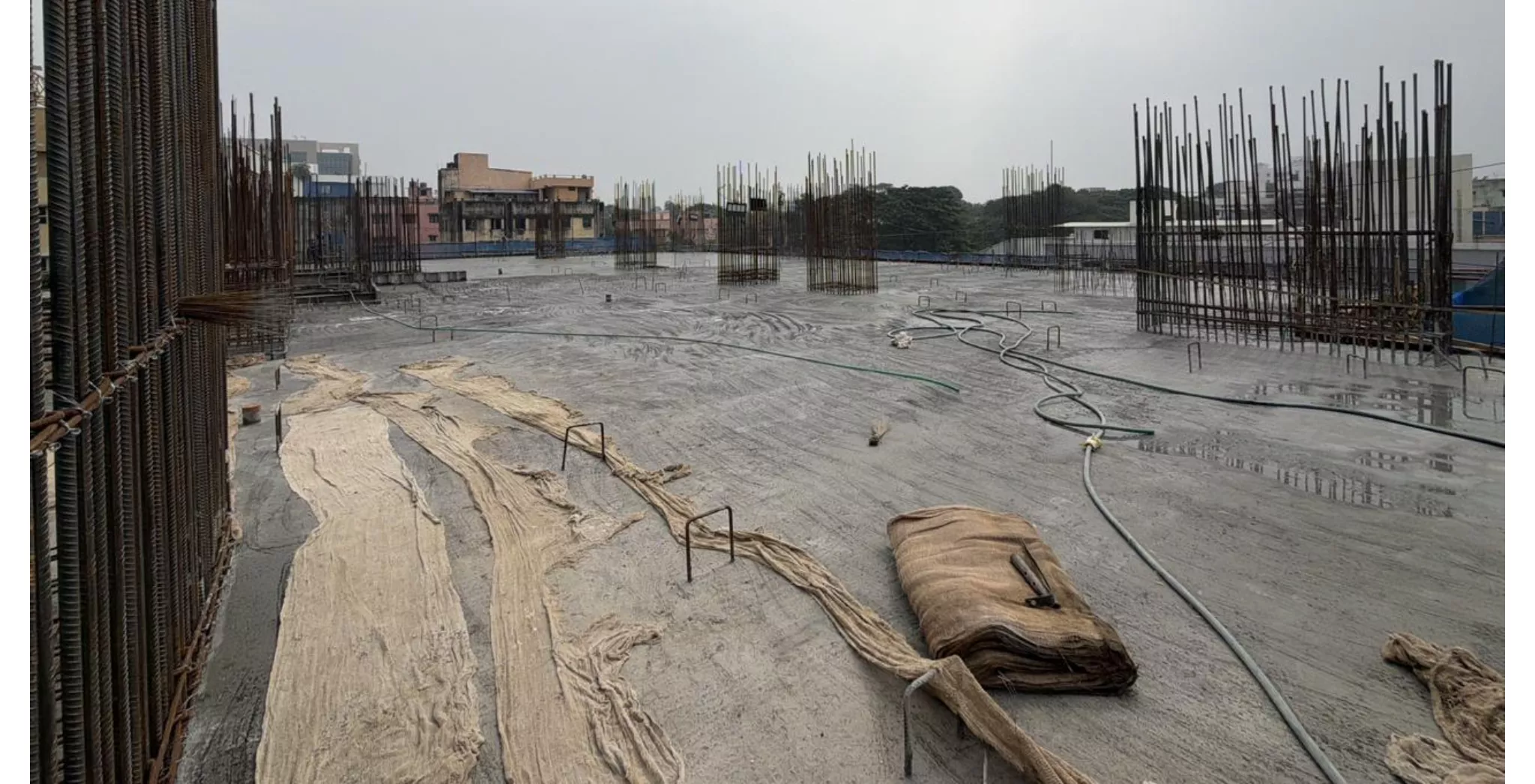 Brigade Icon Residential : 2nd Floor Pour 1 slab completed