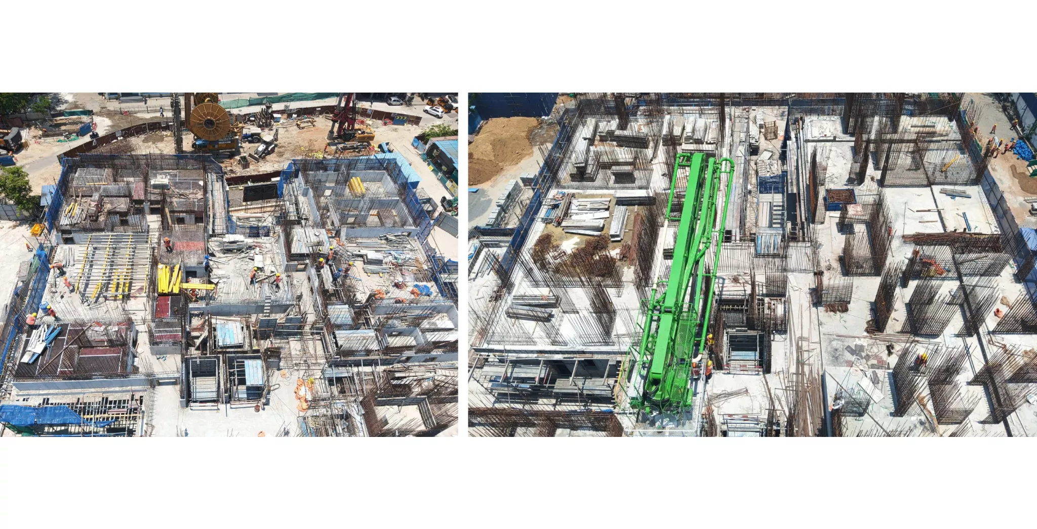 Brigade Icon Residential : Level 4 Slab Shuttering and Shear wall Work in Progress