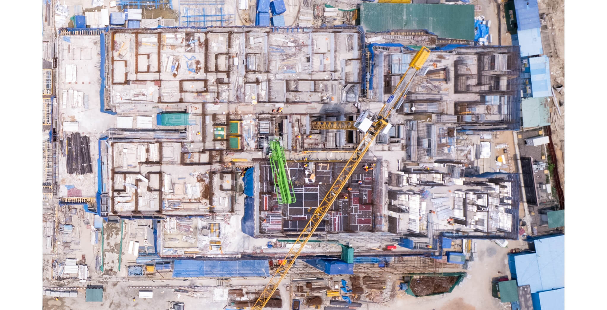 Brigade Icon Residential : 4th floor work in progress