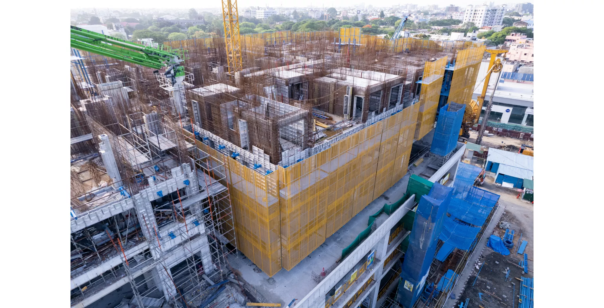 Brigade Icon Residential : 6th Floor Slab in progress - status as on July 2026