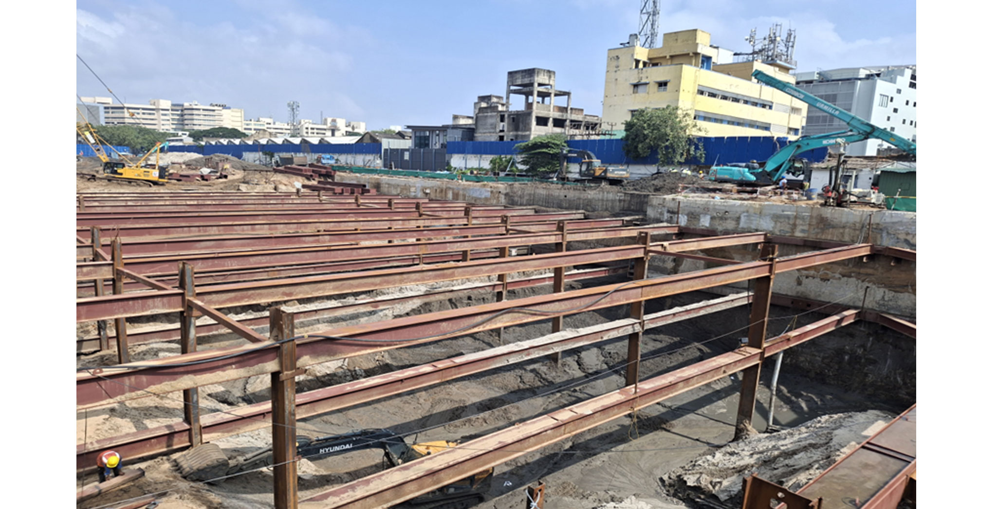 Brigade Icon Residential : Diaphragm/ Retaining wall completed, Excavation 46% completed - December 2024 