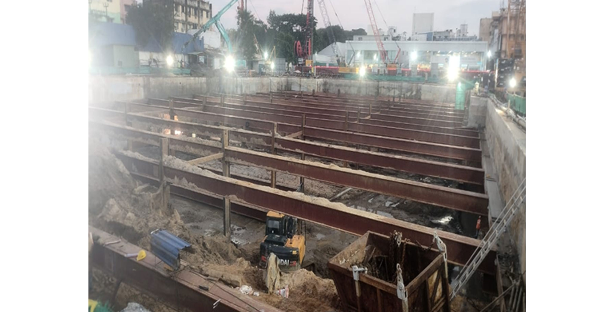 Brigade Icon Residential : Diaphragm/ Retaining wall completed, Excavation 46% completed - December 2024 
