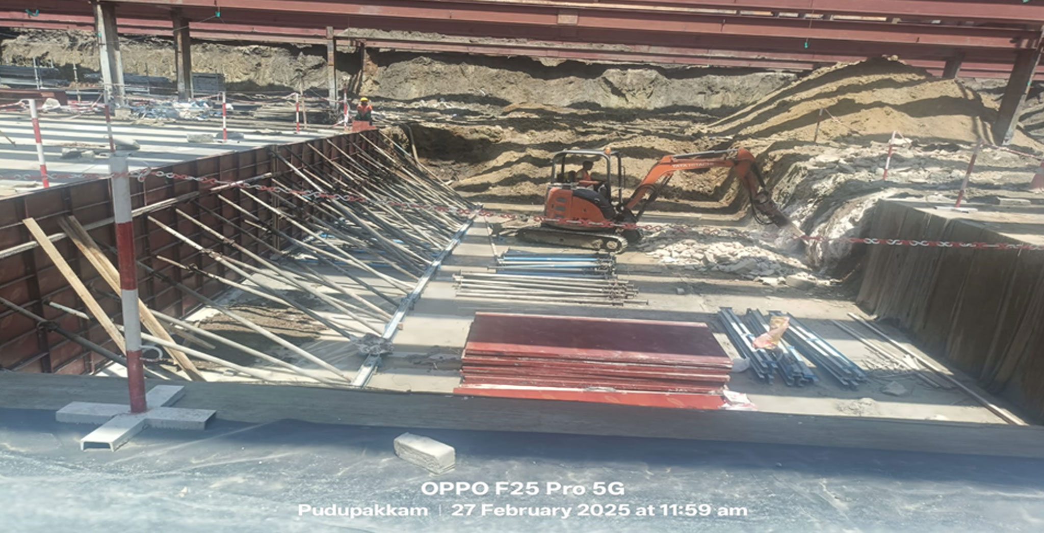 Brigade Icon Residential : Excavation 90% completed & Footing work in progress - February 2025 