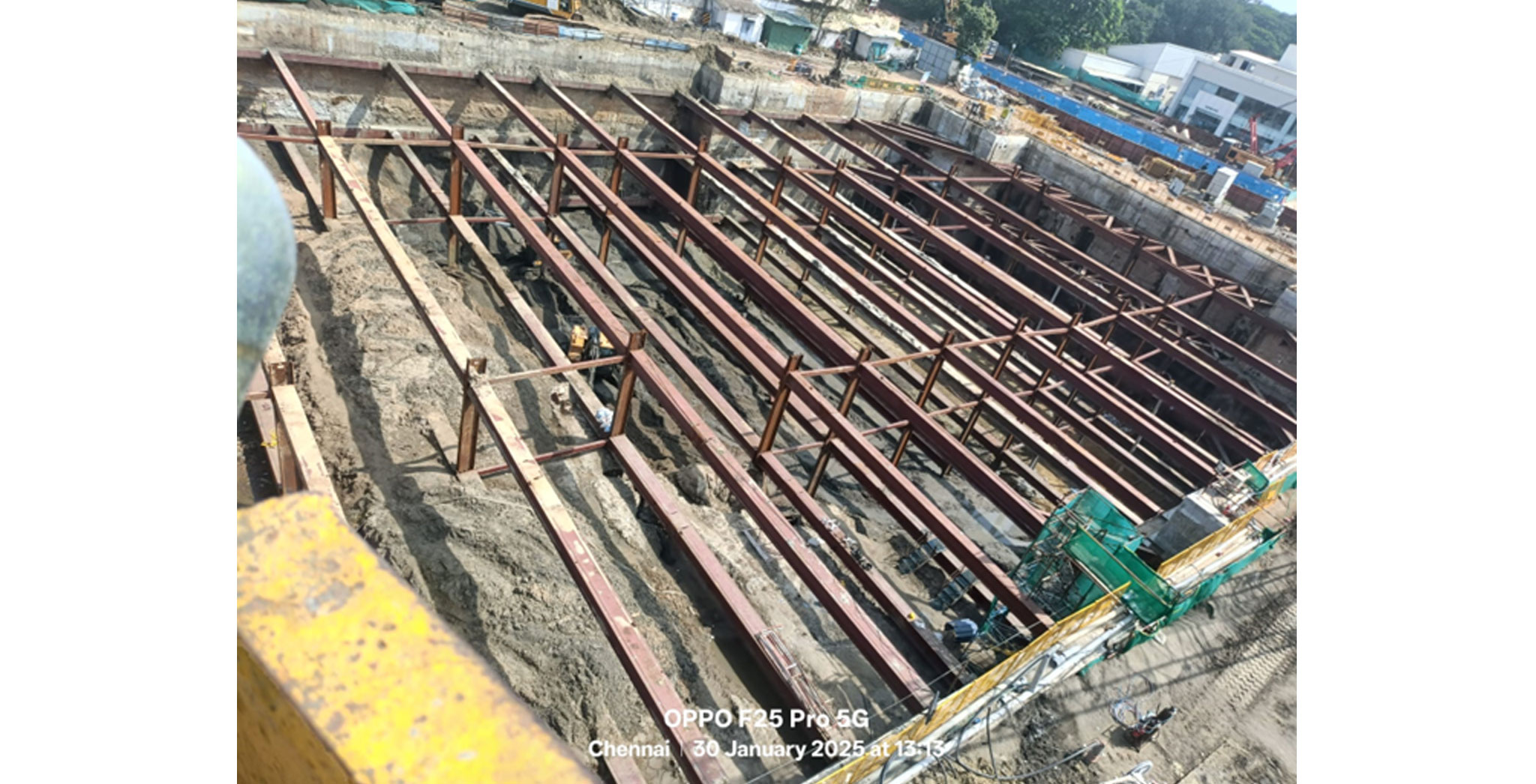 Brigade Icon Residential : Diaphragm/ Retaining wall – completed, Excavation – 65% completed - January 2025 