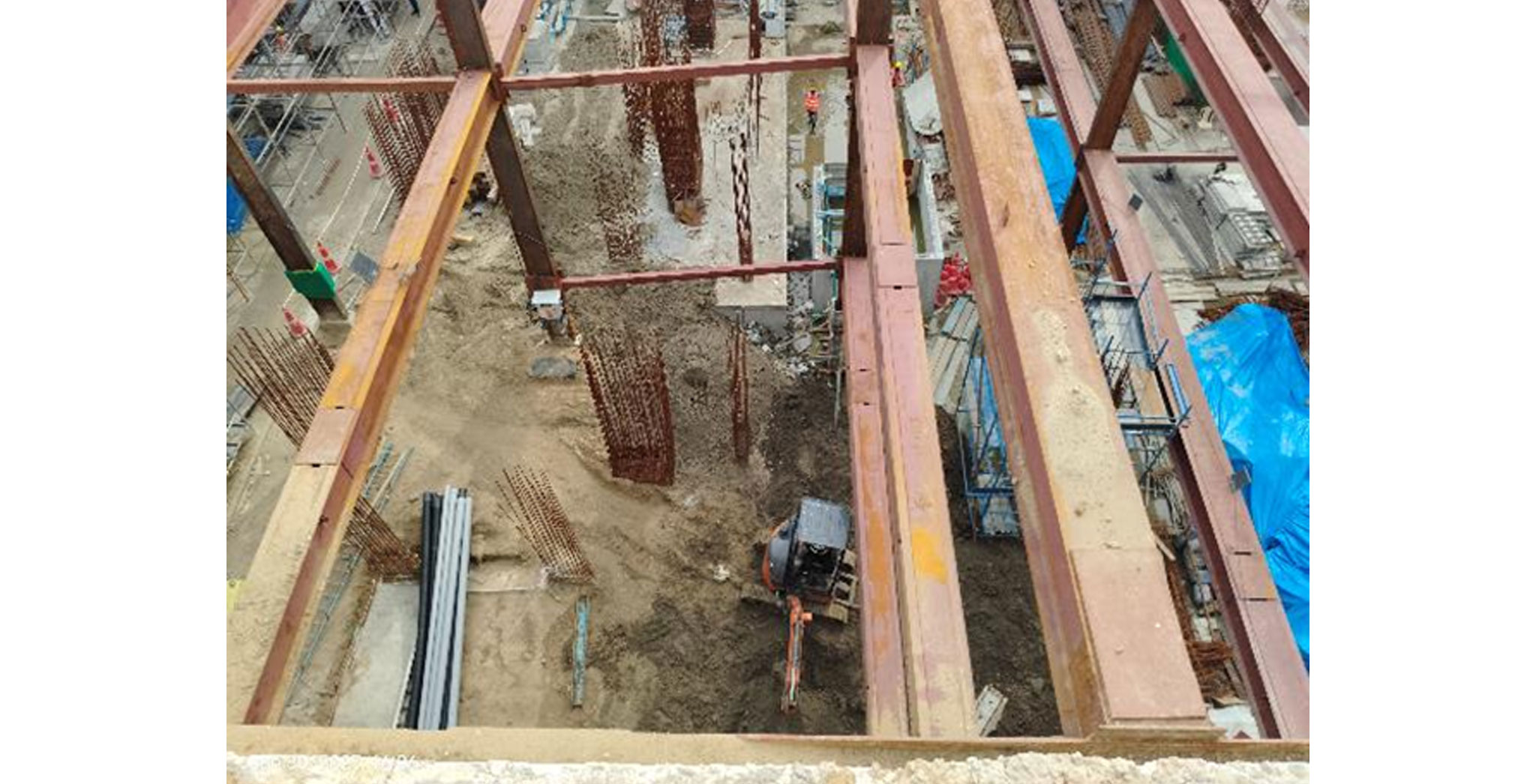 Brigade Icon Residential : Backfilling in B3 Pour 3 - June 2025