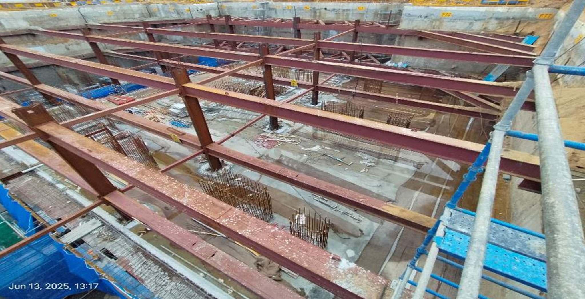 Brigade Icon Residential : B2 Floor Slab Pour 1 Concrete Completed - June 2025