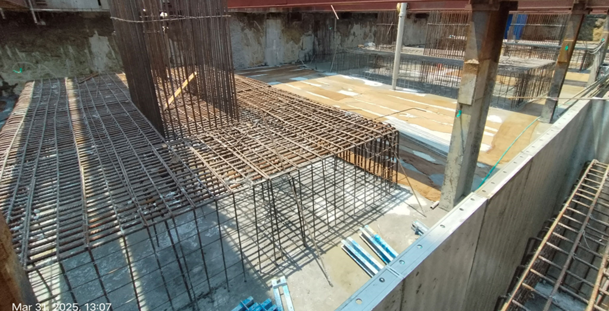 Brigade Icon Residential : Raft Actual progress Photo - March 2025